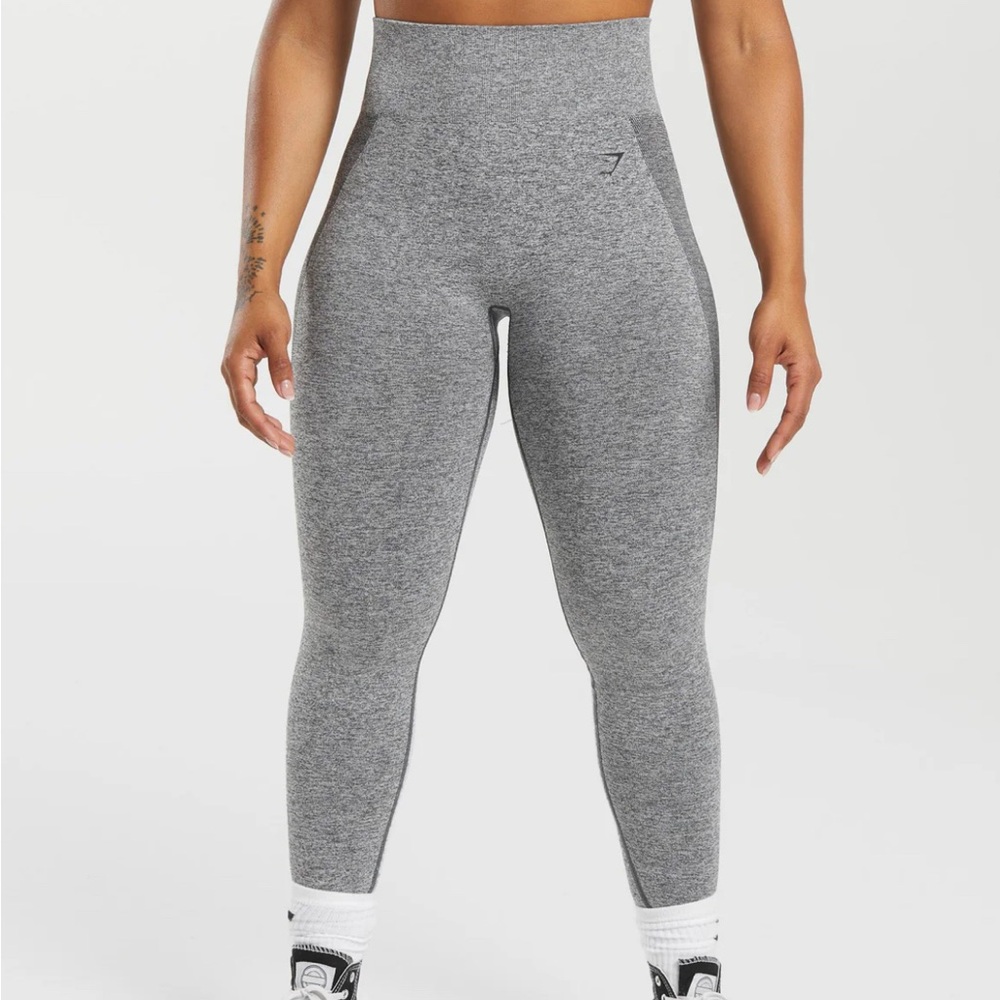 Gymshark Flex High Waisted Leggings Charcoal Marl Large
